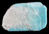Amazonite Crystal with Bladed Cleavelandite - Colorado #61384-1